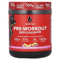 SIXSTAR, Pre-Workout Explosion 2.0, Pink Lemonade , 9.63 oz (273 g)