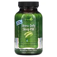 Irwin Naturals, Stress-Defy Sleep PM, 50 Liquid Soft-Gels