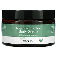 Beauty By Earth, Body Scrub, Peppermint Tea Tree, 10 oz (283 g)