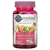 Garden of Life, MyKind Organics, Women&#x27;s Multi 40+, Organic Berry, 120 Vegan Gummy Drops