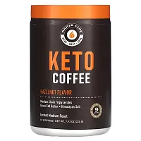 RAPIDFIRE, Keto Coffee, Hazelnut, Instant, Medium Roast, 7.93 oz (225 g)