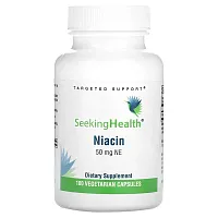 Seeking Health, Niacin, 50 mg NE, 100 Vegetarian Capsules