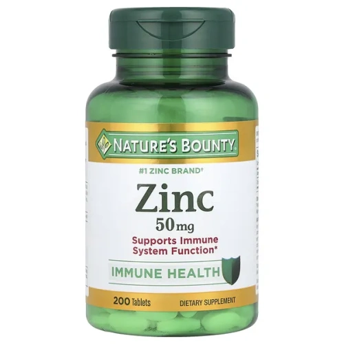 Nature&#x27;s Bounty, Zinc, 50 mg, 200 Tablets