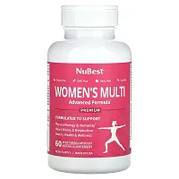 NuBest, Premium Women&#x27;s Multi, 60 Vegetarian Capsules