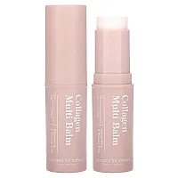 Too Cool for School, Collagen Multi Balm, Moisturizing &amp; Firming Stick, 0.35 oz (10 g)