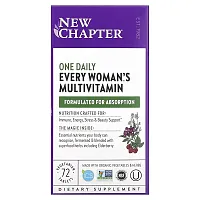 New Chapter, Every Woman&#x27;s One Daily Multivitamin, 72 Vegetarian Tablets