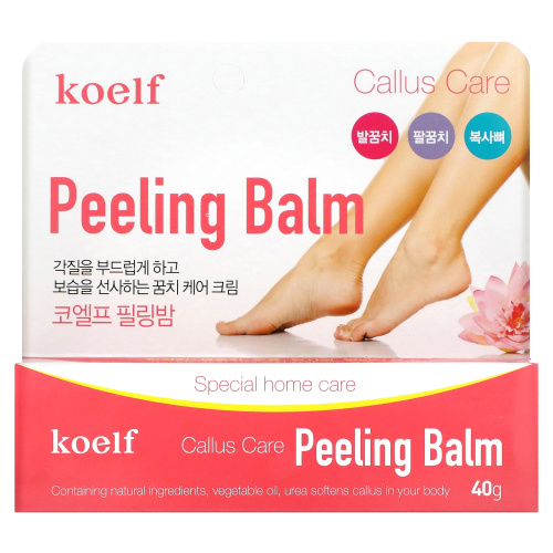 Koelf, Callus Care Peeling Balm, 40 g фото 2