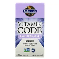 Garden of Life, Vitamin Code, RAW Prenatal, 180 Vegetarian Capsules