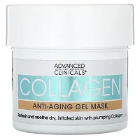 Advanced Clinicals, Collagen, Anti-Aging Gel Beauty Mask, 5 fl oz (148 ml)