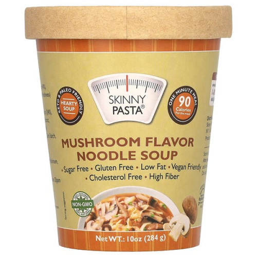 Skinny Pasta, Noodle Soup, Mushroom , 10 oz (284 g)