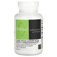 DaVinci Laboratories of Vermont, Garcinia Cambogia With Chromeamte, 9 Capsules