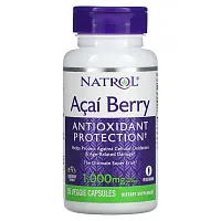 Natrol, Acai Berry, 1,000 mg, 75 Veggie Caps (500 mg per Capsule)