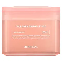 MEDIHEAL, Collagen Ampoule Pad, 100 Pads, 5.74 fl oz (170 ml)