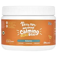 Zesty Paws, Advanced Calming Mini Bites, For Dogs, Turkey, 90 Soft Chews, 5.5 oz (157 g)