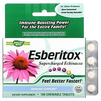 Nature's Way, Esberitox, Supercharged Echinacea, 100 Chewable Tablets