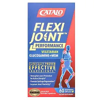 Catalo Naturals, FlexiJoint Performance, Glucosamine + MSM, 60 Vegetarian Capsules