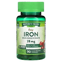 Nature&#x27;s Truth, Easy Iron, 28 mg, 90 Quick Release Capsules