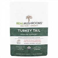 Real Mushrooms, Индейка, порошок экстракта органических грибов, 45 г (1,59 унции)