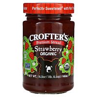 Crofter's Organic, Органический спред премиального качества, клубника, 468 г (16,5 унции)