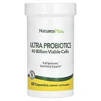 NaturesPlus, Ultra Probiotics, 40 Billion, 60 Capsules