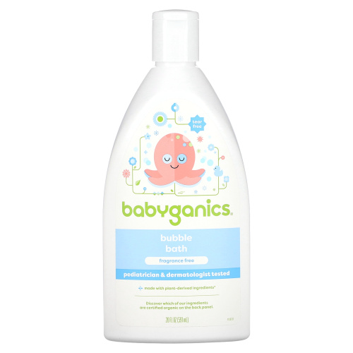 Babyganics, Жемчужная ванна, без отдушек, 591 мл (20 жидк. Унций)