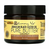 Sunny Isle, Jamaican Black Castor Oil, Pure Butter, Coconut, 2 fl oz