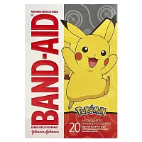 Band Aid, Adhesive Bandages, Assorted Sizes, Pokemon™, 20 Bandages