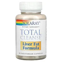 Solaray, Total Cleanse, Liver Fat Formula, 90 Vegetarian Capsules