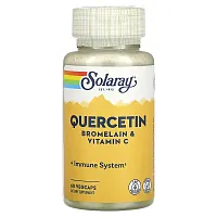 Solaray, Quercetin, Bromelain &amp; Vitamin C, 60 VegCaps