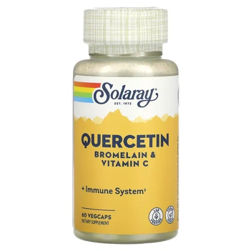 Solaray, Quercetin, Bromelain &amp; Vitamin C, 60 VegCaps