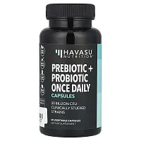 Havasu Nutrition, Prebiotic &amp; Probiotic, 20 Billion CFU, 60 Vegetable Capsules