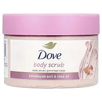 Dove, Body Scrub, Himalayan Salt &amp; Rose Oil, 10.5 oz (298 g)