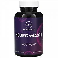 MRM Nutrition, Neuro-Max II, 60 веганских капсул