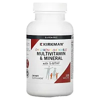 Kirkman Labs, Children&#x27;s Chewable Multivitamin &amp; Mineral with 5-MTHF, 120 Tablets