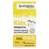 Kyolic, Kids Probiotic, Vanilla, 60 Chewable Tablets