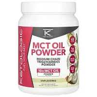 KetoLogic, MCT Oil Powder, Unflavored, 16.2 oz (454 g)