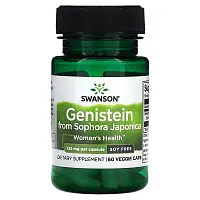 Swanson, Genistein from Sophora Japonica, Soy Free, 125 mg, 60 Veggie Capsules