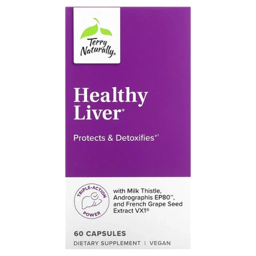 Terry Naturally, Healthy Liver, 60 Capsules