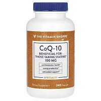 The Vitamin Shoppe, CoQ-10, 100 mg, 240 Capsules