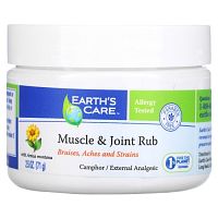 Earth's Care, Muscle & Joint Rub with Arnica Montana, 2.5 oz (71 g)