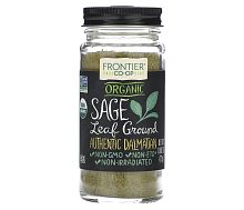 Frontier Co-op, Organic Sage Leaf Ground, 0.8 oz (22 g)