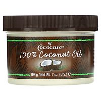 Cococare, 100% кокосовое масло, 198 г (7 унций)