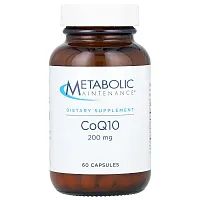 Metabolic Maintenance, CoQ10, 200 mg, 60 Capsules