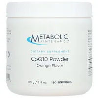 Metabolic Maintenance, CoQ10 Powder, Orange, 3.9 oz (110 g)