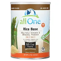 All One, Nutritech, Rice Base, Multiple Vitamin &amp; Mineral Powder, Unflavored, 2.2 lbs (1,000 g)