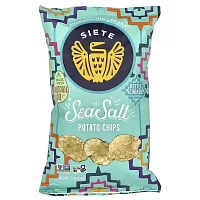 Siete, Kettle Cooked Potato Chips, Sea Salt, 5.5 oz (156 g)