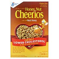 General Mills, Cheerios с орехами и медом, 10,8 унции (306 г)