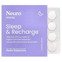 NeuroGum, NeuroMints, Sleep &amp; Recharge, Mixed Berry, 6 Pack, 12 Meltaway Mints Each