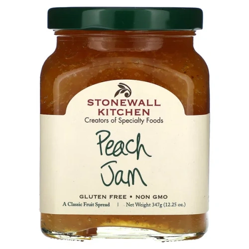 Stonewall Kitchen, Peach Jam, 12.25 oz (347 g)