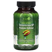 Irwin Naturals, Testosterone UP Prostate Defense, Dual-Action, 60 Liquid Soft-Gels